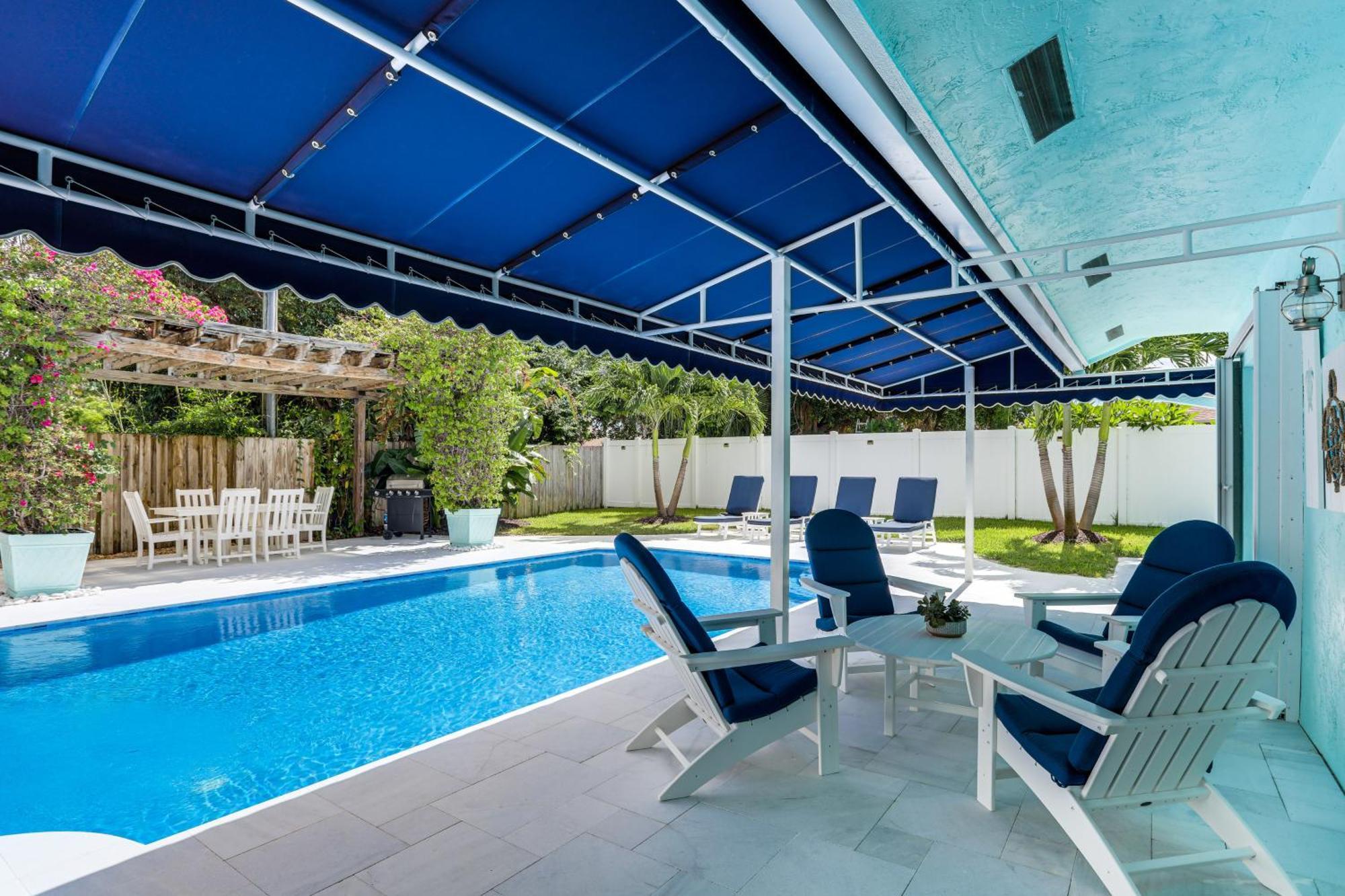 Coastal Villa With Private Yard And Heated Pool! ساوث بالم بيتش المظهر الخارجي الصورة